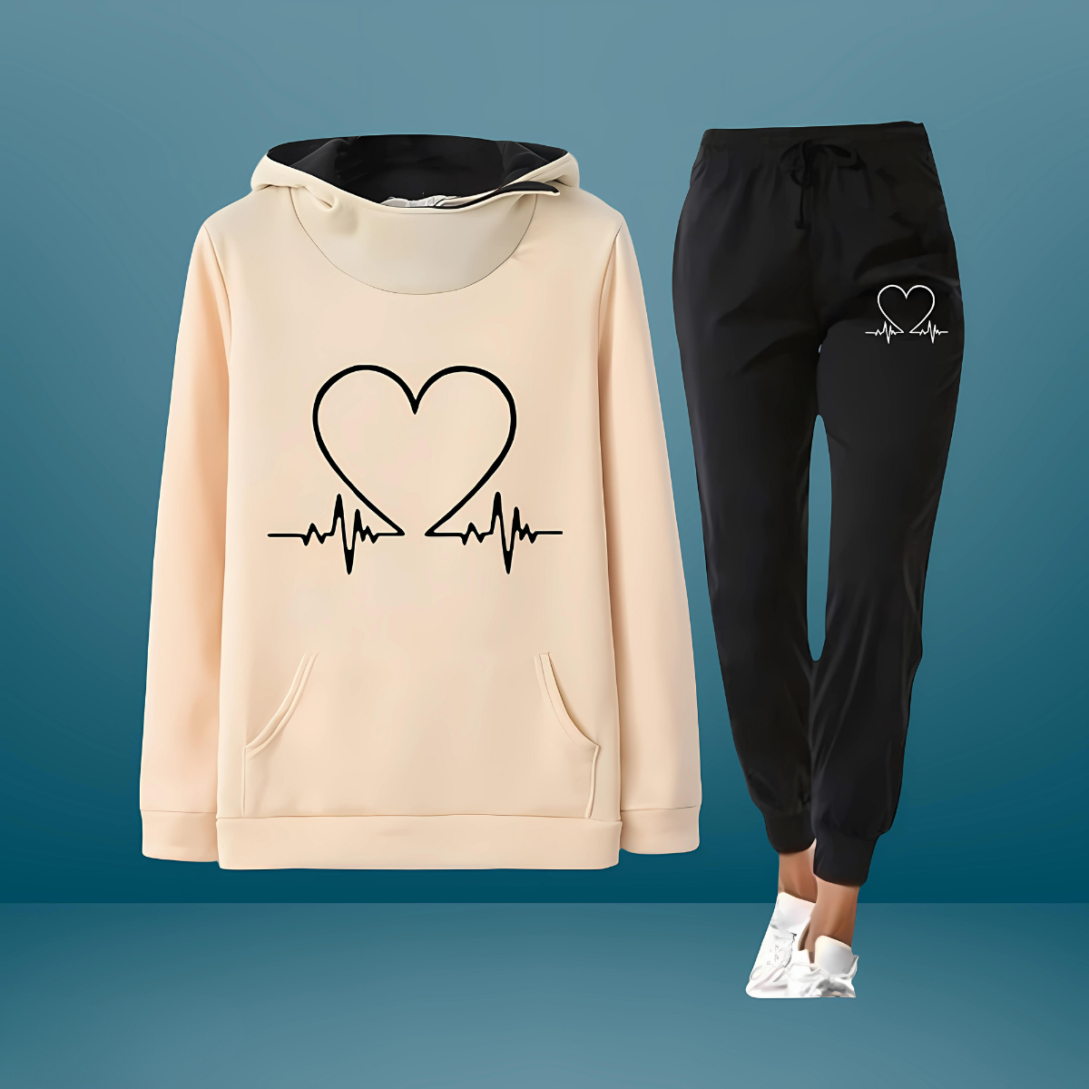 Amelia™ - Comfortable Heart Tracksuit