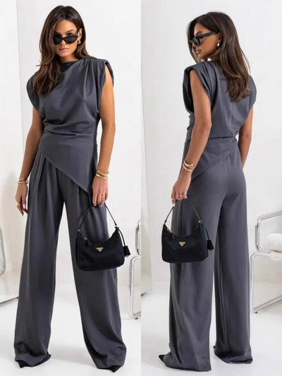 Avery™ - Elegant Top and Pants Set