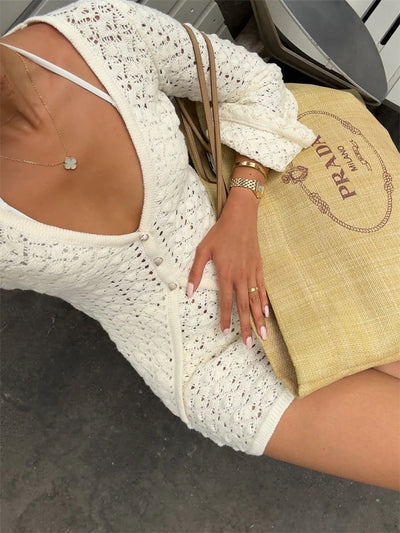 Aria™ - Stylish Knit Hollow Out 2 Piece-Set