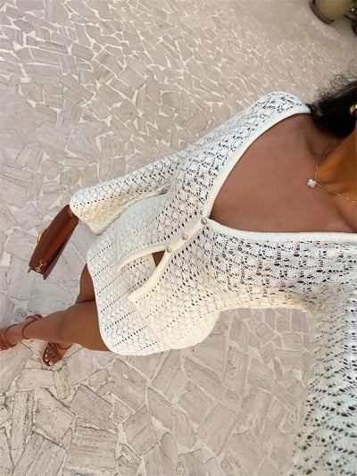 Aria™ - Stylish Knit Hollow Out 2 Piece-Set