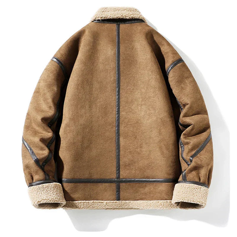 Benjamin™ - Vintage Style Warm Suede Jacket