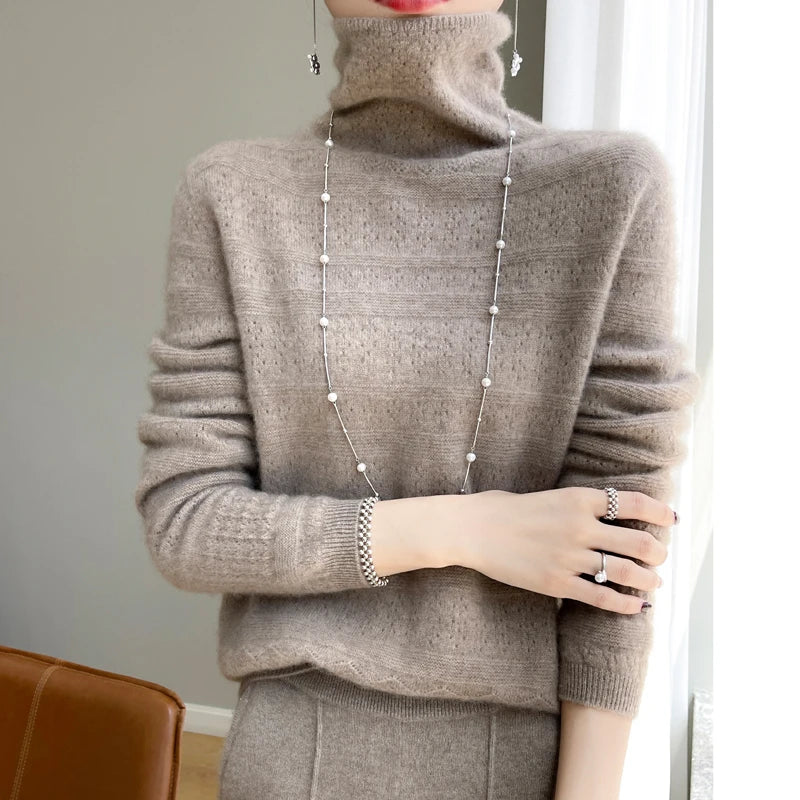 Aria™ - Soft Premium Wool Turtleneck Sweater