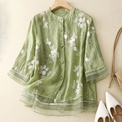 Avery™ - Vintage Floral Blouse