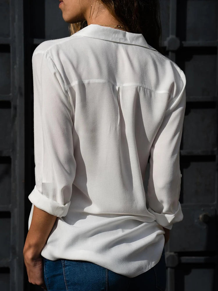 Scarlett™ - Elegant Chiffon Blouse