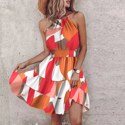 Sophia™ - Chic Halter Dress