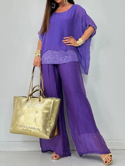 Riley™ - Stylish Sequin Casual Set