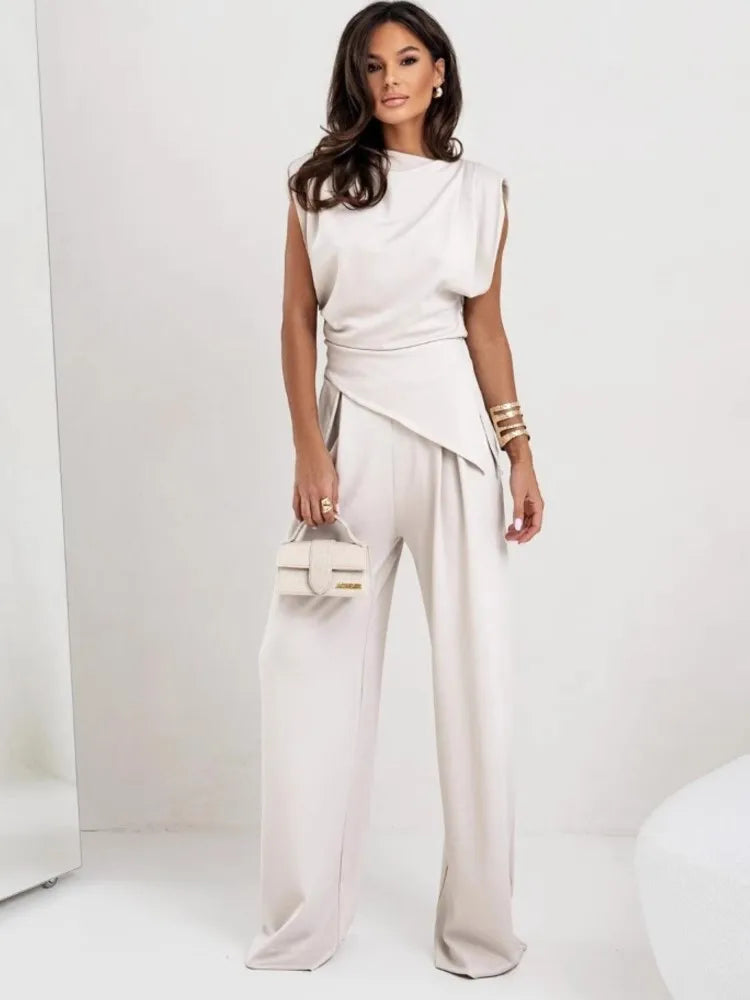 Avery™ - Elegant Top and Pants Set