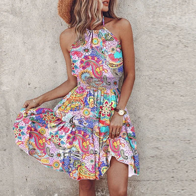 Sophia™ - Chic Halter Dress