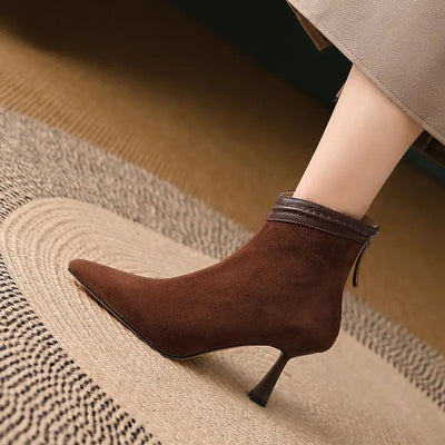 Victoria™ - Elegant Ankle Boots With Zipper