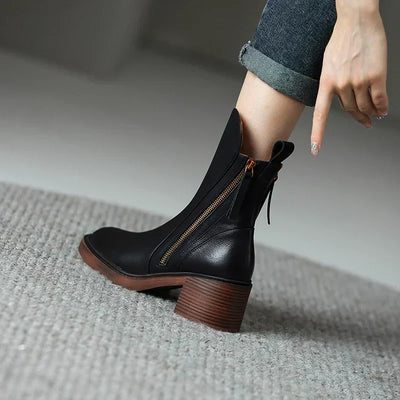 Aubrey™ - Stylish Vegan Leather Boots