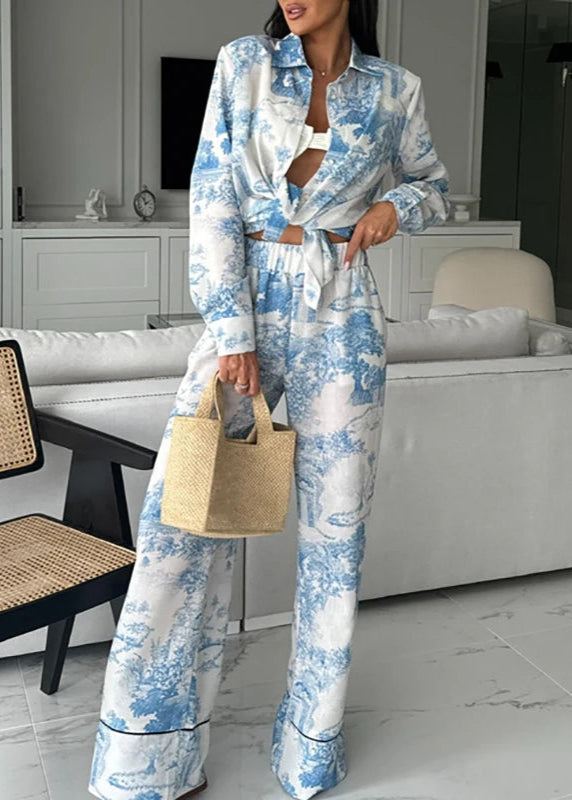 Mia™ - Elegant Long Sleeve Loose 2 Piece Set