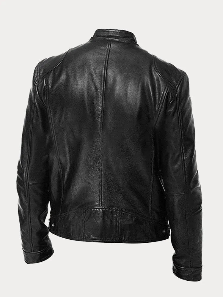 Owen™ - Stylish Casual Vegan Leather Jacket