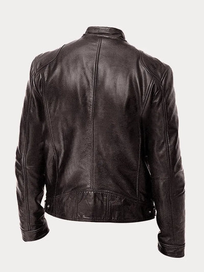 Owen™ - Stylish Casual Vegan Leather Jacket