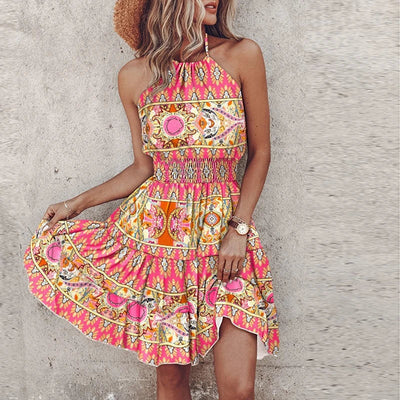 Sophia™ - Chic Halter Dress