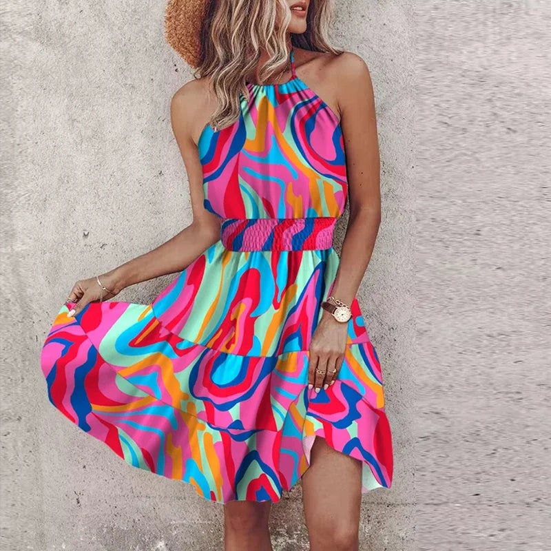 Sophia™ - Chic Halter Dress