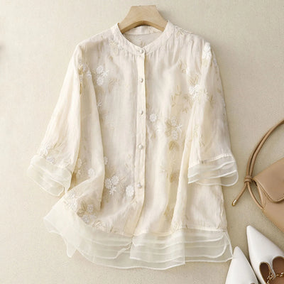 Avery™ - Vintage Floral Blouse