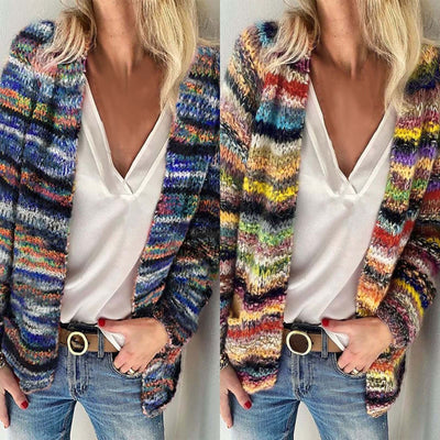 Layla™ - Super Soft, Multi-Colored Cardigan