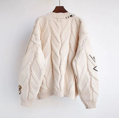 Zoe™ - Embroidered Knitted Cardigan