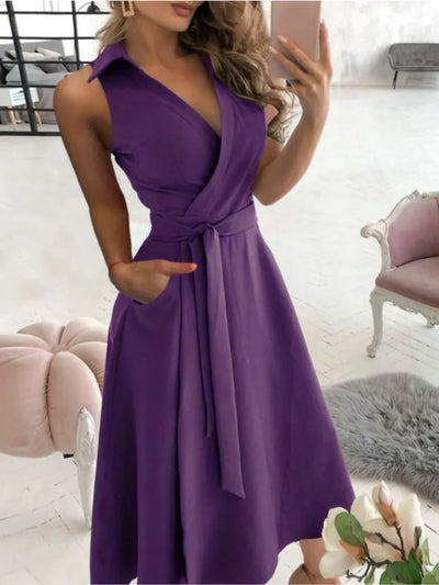 Riley™ - Modern Sleeveless Dress