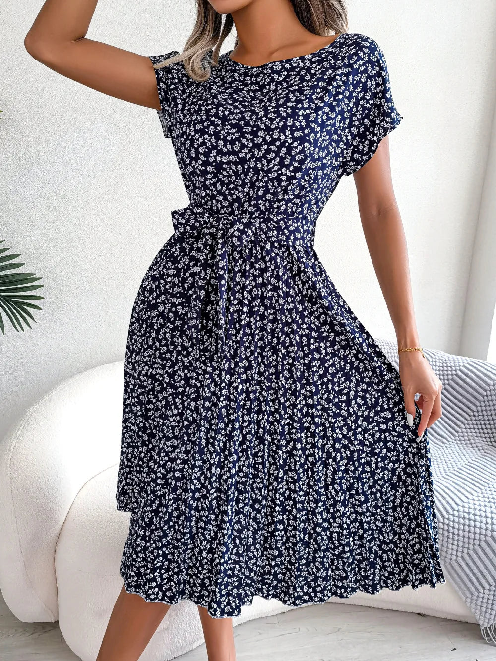 Victoria™ - Chic High Waist Spring Dress