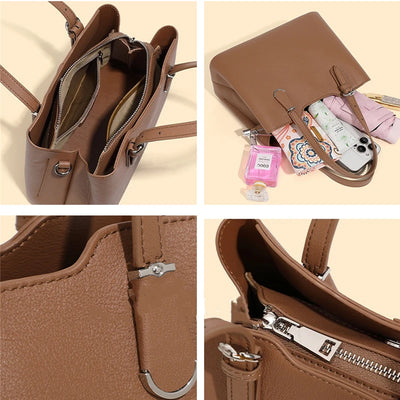 Aria™ - 3 Layers Cow Genuine Leather Shoulder Bag