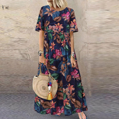 Isabella™ - Vibrant Floral Maxi Dress