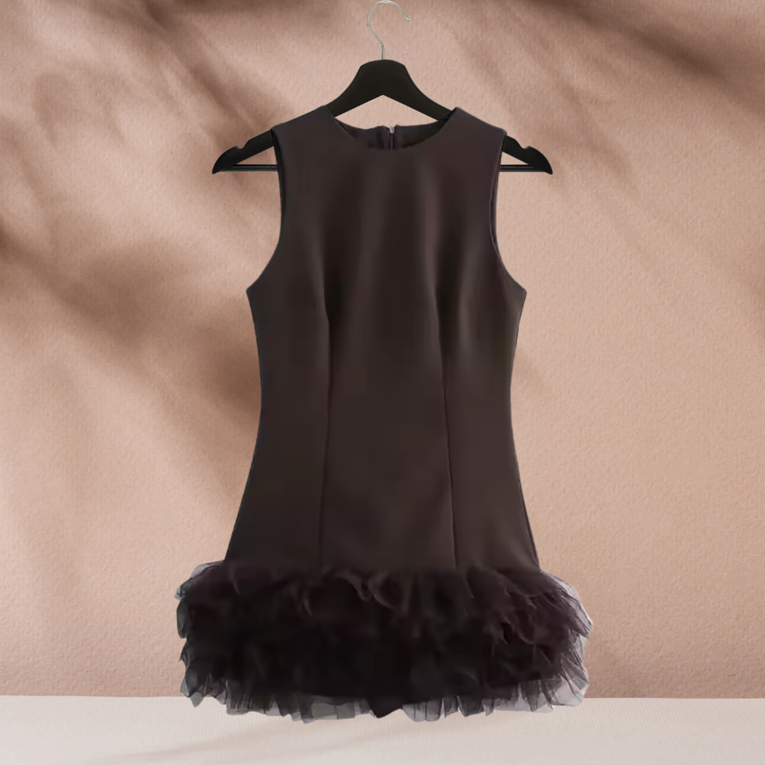 Grace™ - Chic Mesh Mini Dress