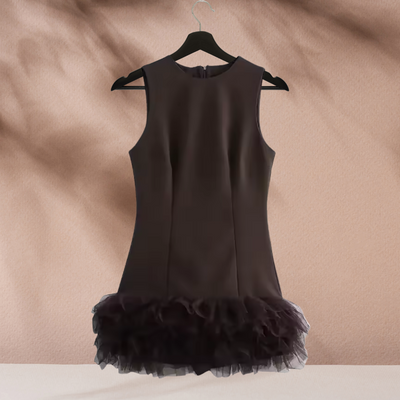 Grace™ - Chic Mesh Mini Dress