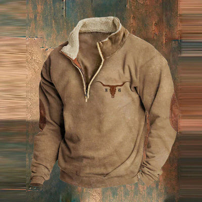 James™ - Vintage Comfy Pullover Zip
