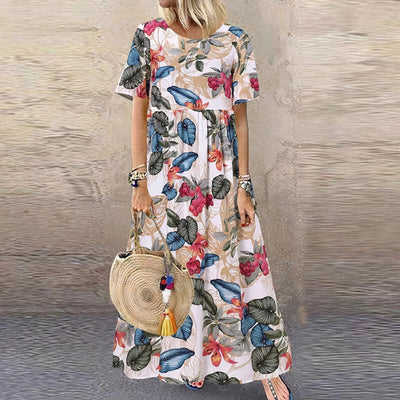 Isabella™ - Vibrant Floral Maxi Dress