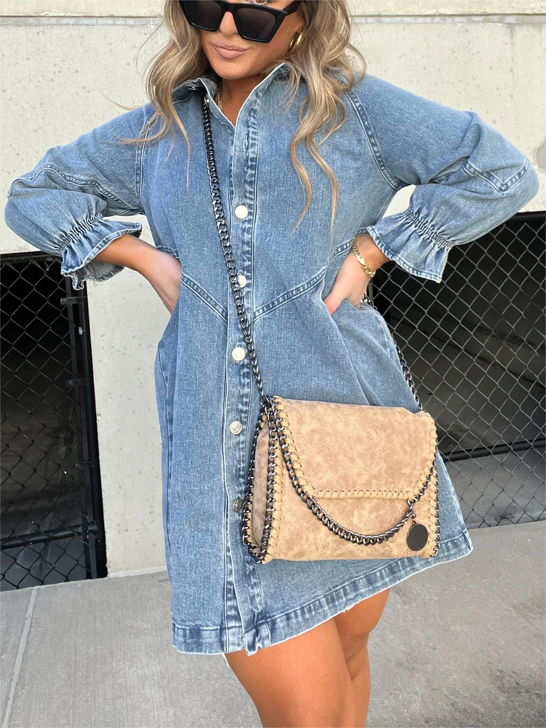Aubrey™ - Casual Denim Dress