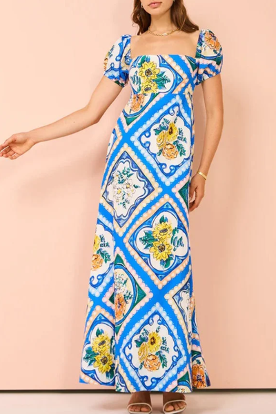 Avery™ - Printed Long Summer Dress