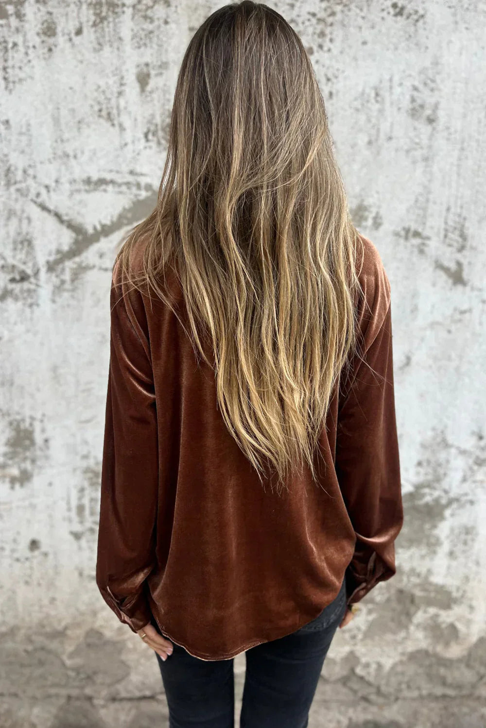 Amelia™ - Elegant And Trendy Velvet Blouse