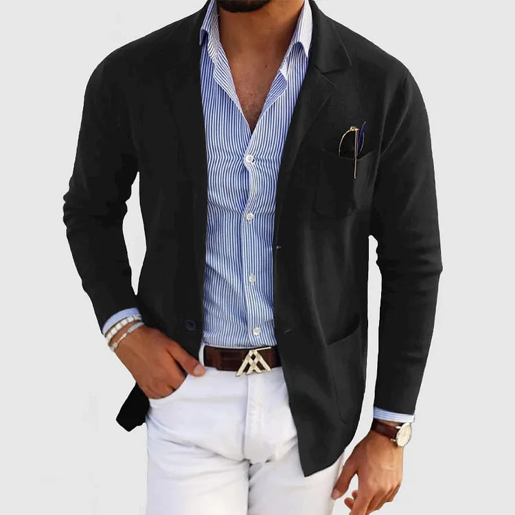 Liam™ - Sophisticated Wrap Cardigan