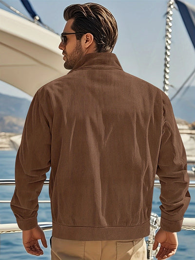 Alexander™ - Casual Corduroy Stand Collar Jacket