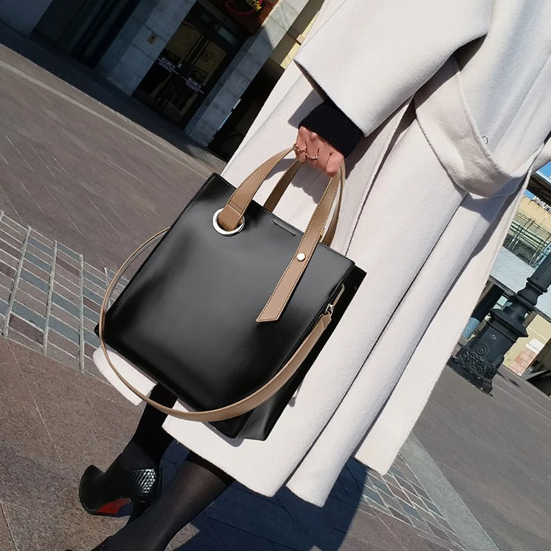 Amelia™ Minimalist Essential | Sleek Structured Tote