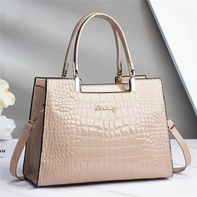 Brooklyn™ Shine | Croc-Embossed Luxury Bag