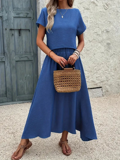 Hannah™ - Comfy Top and Skirt Set