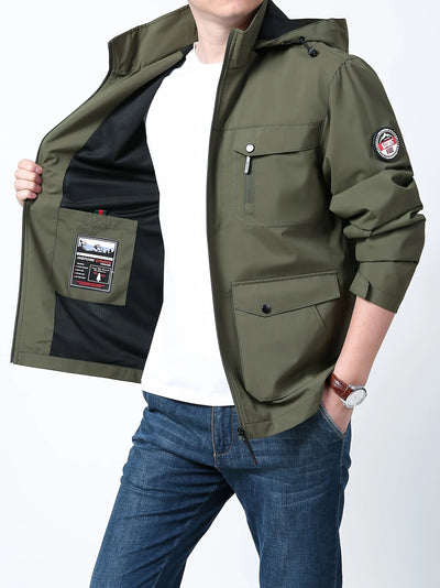 Henry™ - Comfortable Waterproof Jacket with Detachable Hood