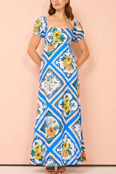 Avery™ - Printed Long Summer Dress