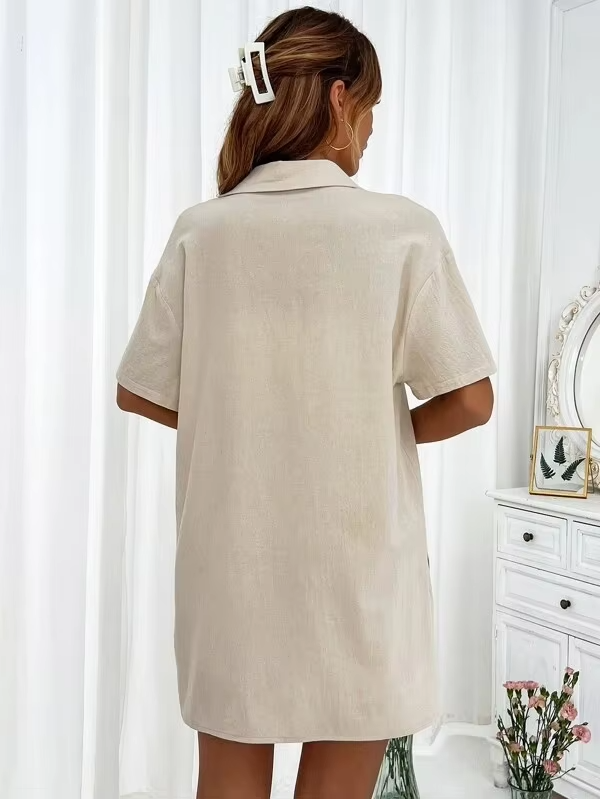 Scarlett™ - Comfortable Linen Shirt and Shorts Set