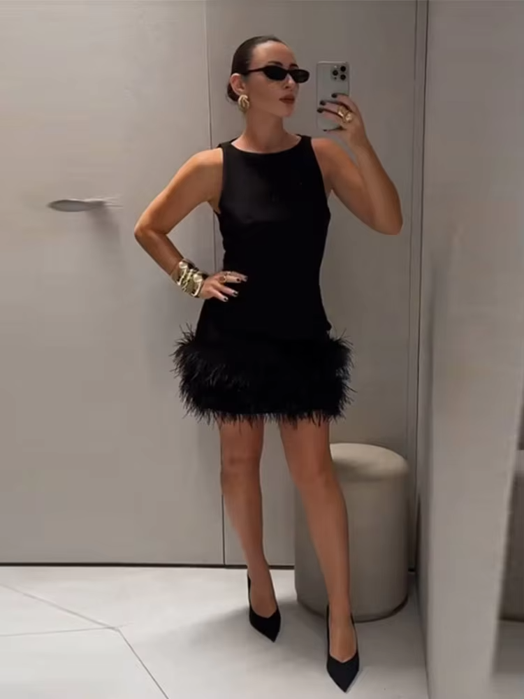 Sophia™ - Stylish Sleeveless Short Dress
