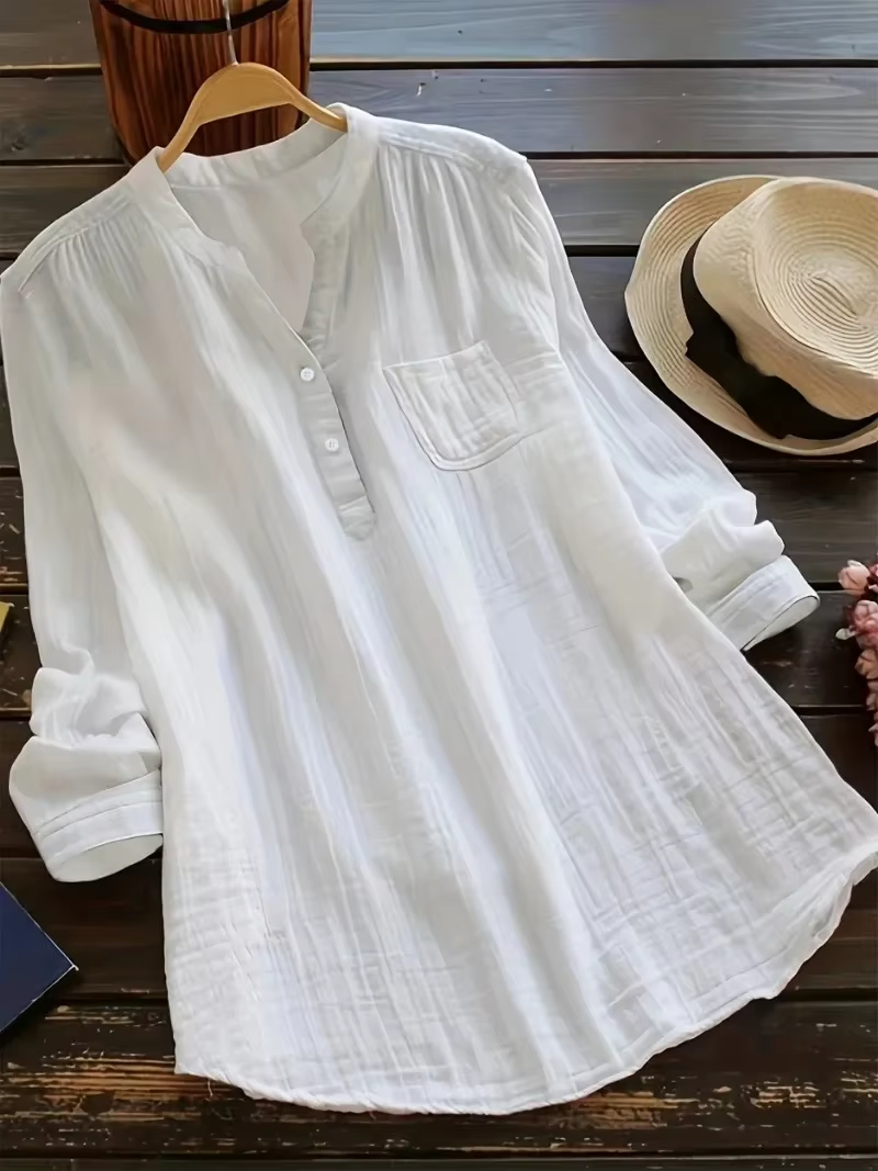 Alyssa™ - Comfortable Linen Shirt