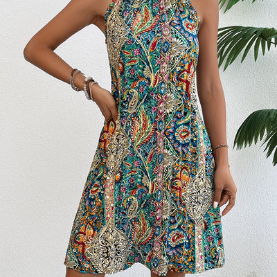 Zoe™ - Elegant Halterneck Dress