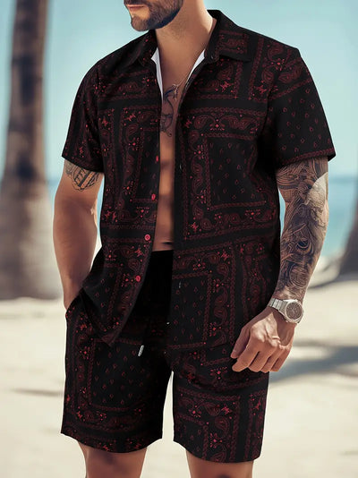 Lucas™ - Stylish Paisley Print Set