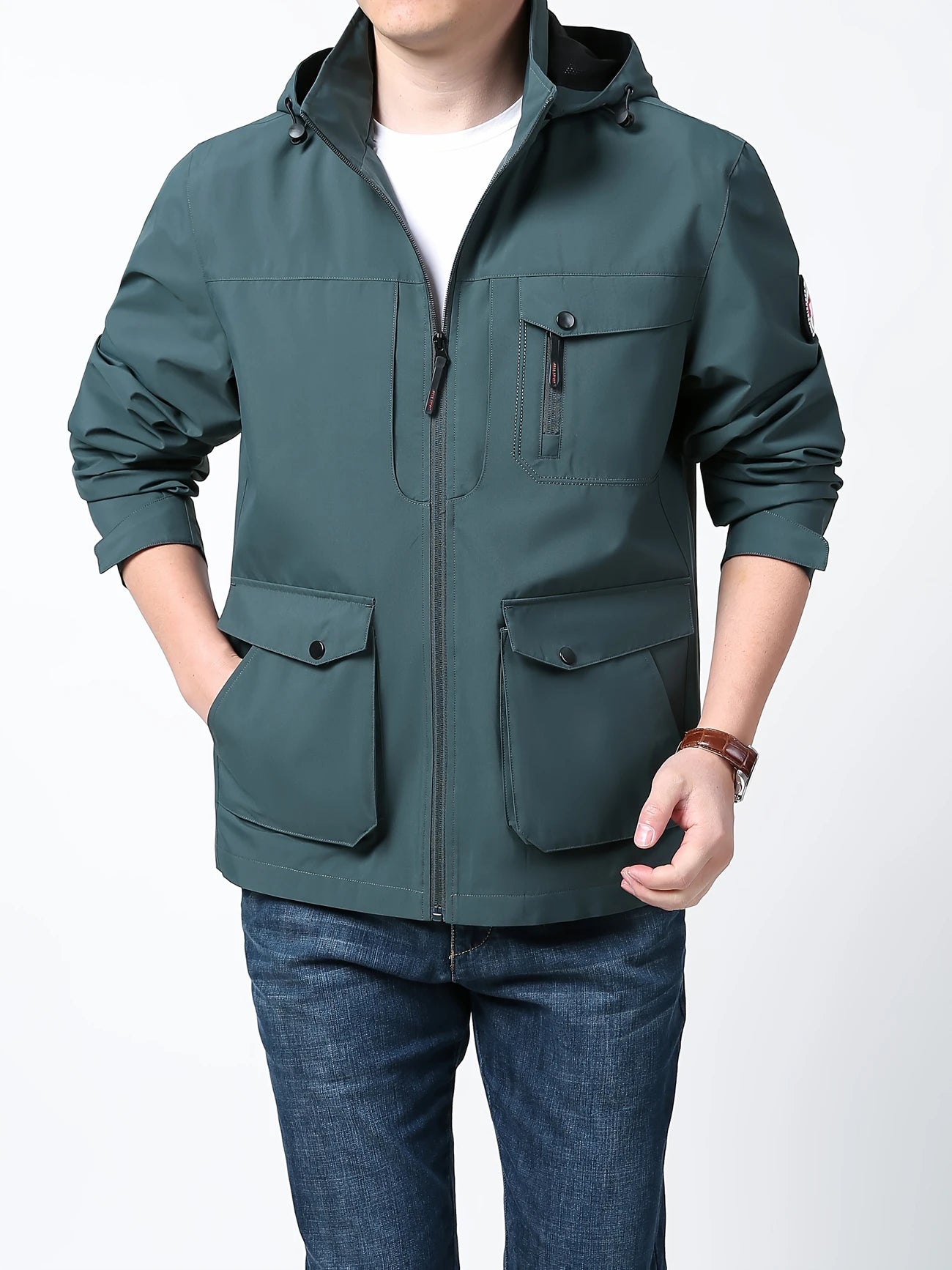 Henry™ - Comfortable Waterproof Jacket with Detachable Hood