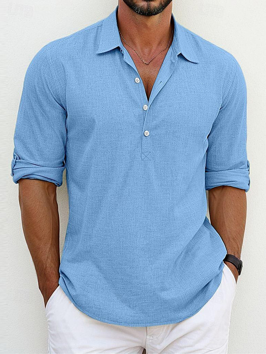 Owen™ - Classic Cotton and Linen Shirt (1+1 Free)
