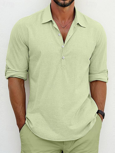 Owen™ - Classic Cotton and Linen Shirt (1+1 Free)