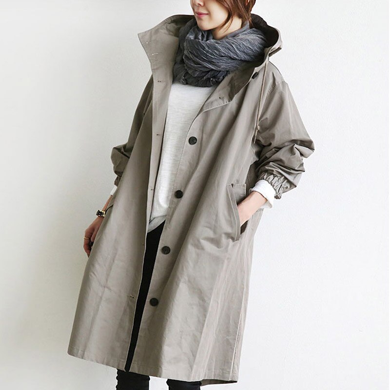 Aubrey™ – Stylish Waterproof Trench Coat