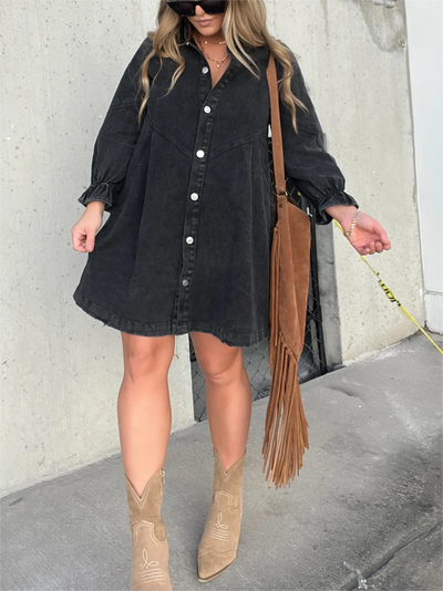 Aubrey™ - Casual Denim Dress